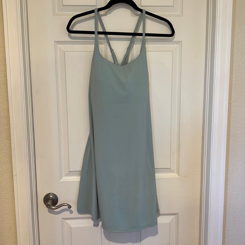 HALARA Light Blue Mini Dress